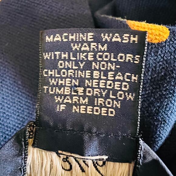 Brooks Brothers Navy Pineapple Print Polo Shirt Mens XL Classic Fit Cotton - Picture 10 of 11